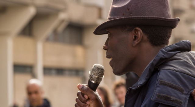 Protest at UNHCR Berlin