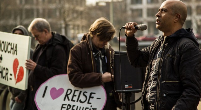 Protest at UNHCR Berlin