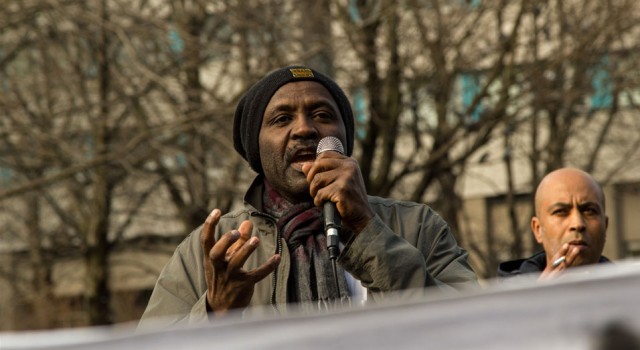 Protest at UNHCR Berlin