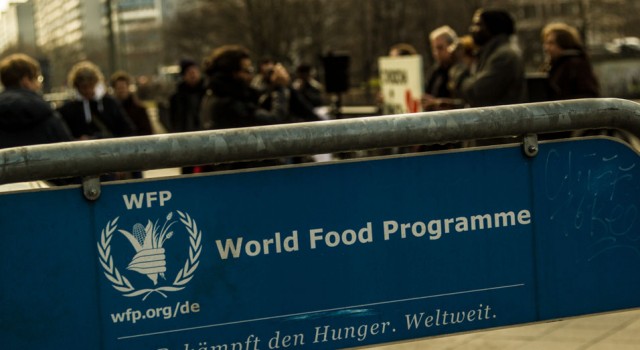 Protest at UNHCR Berlin